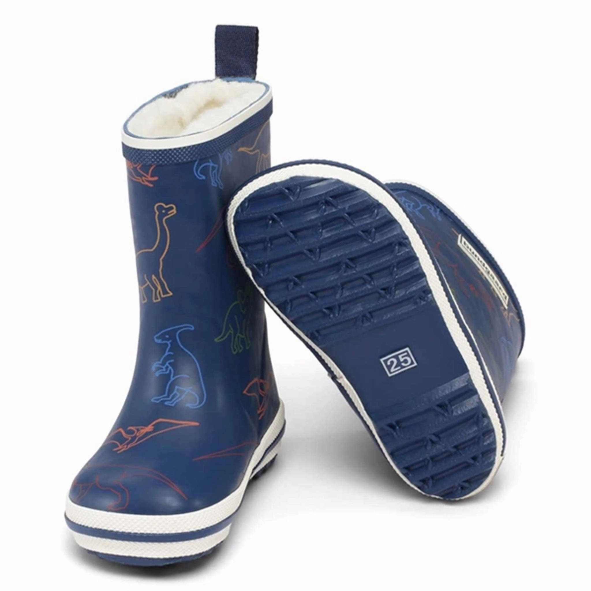 Layer Logic Streamlined Look Bundgaard Charly Winter Rubber Boot Dinosaur