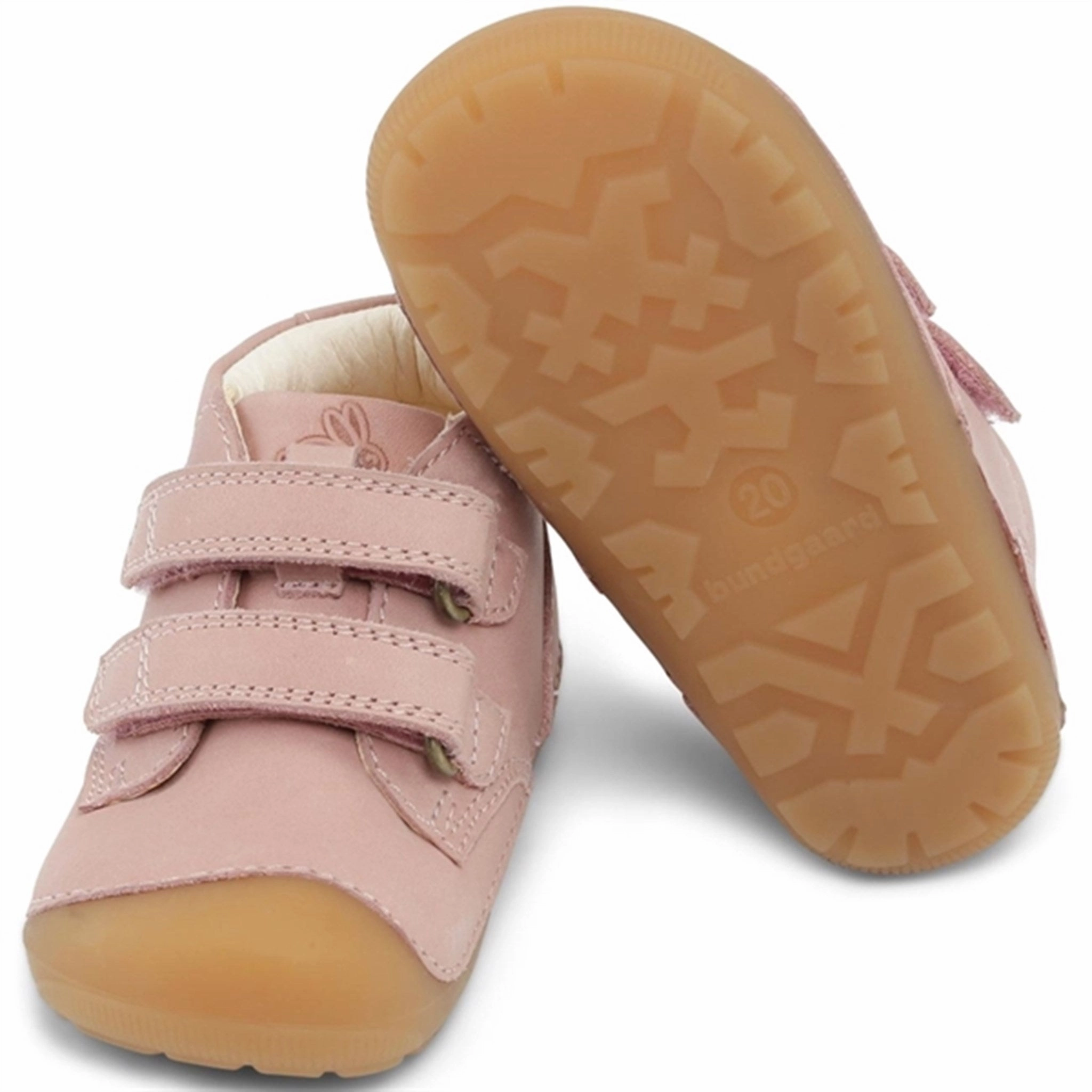 Bundgaard Prewalker Petit Velcro Old Rose Designed For Lifestyle Signature Look