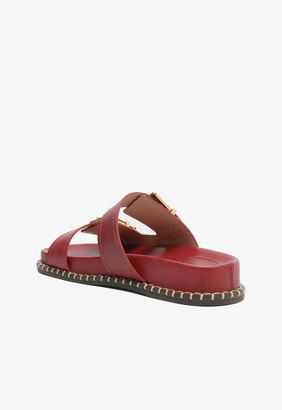 Naomi Sporty Leather Sandal Modular Design