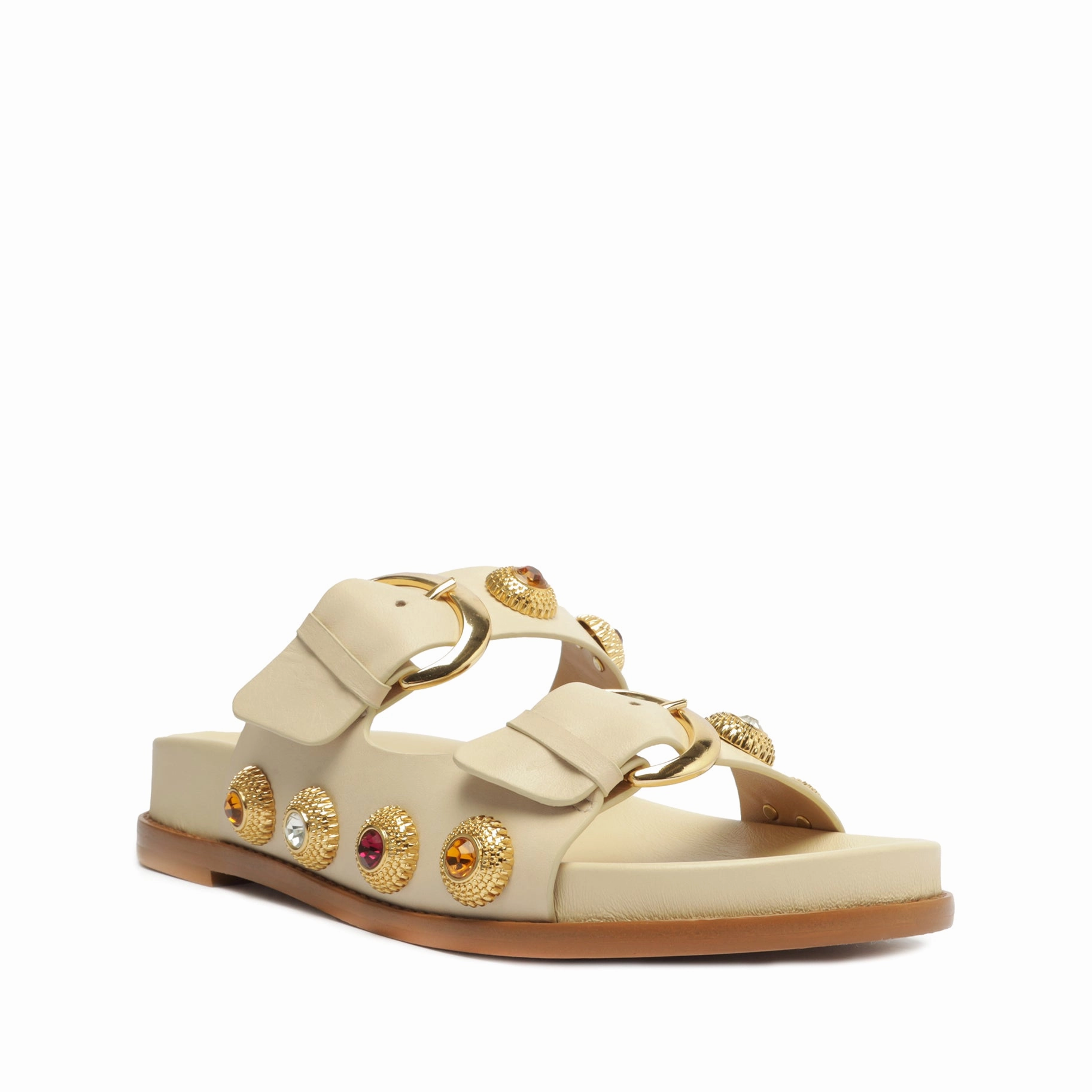 Vivian Sporty  Leather Sandal Motion Simplicity City-Layered