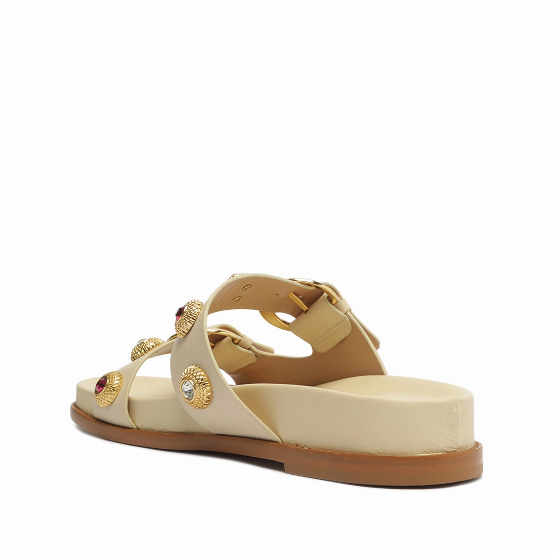 Vivian Sporty  Leather Sandal Designed To Shift