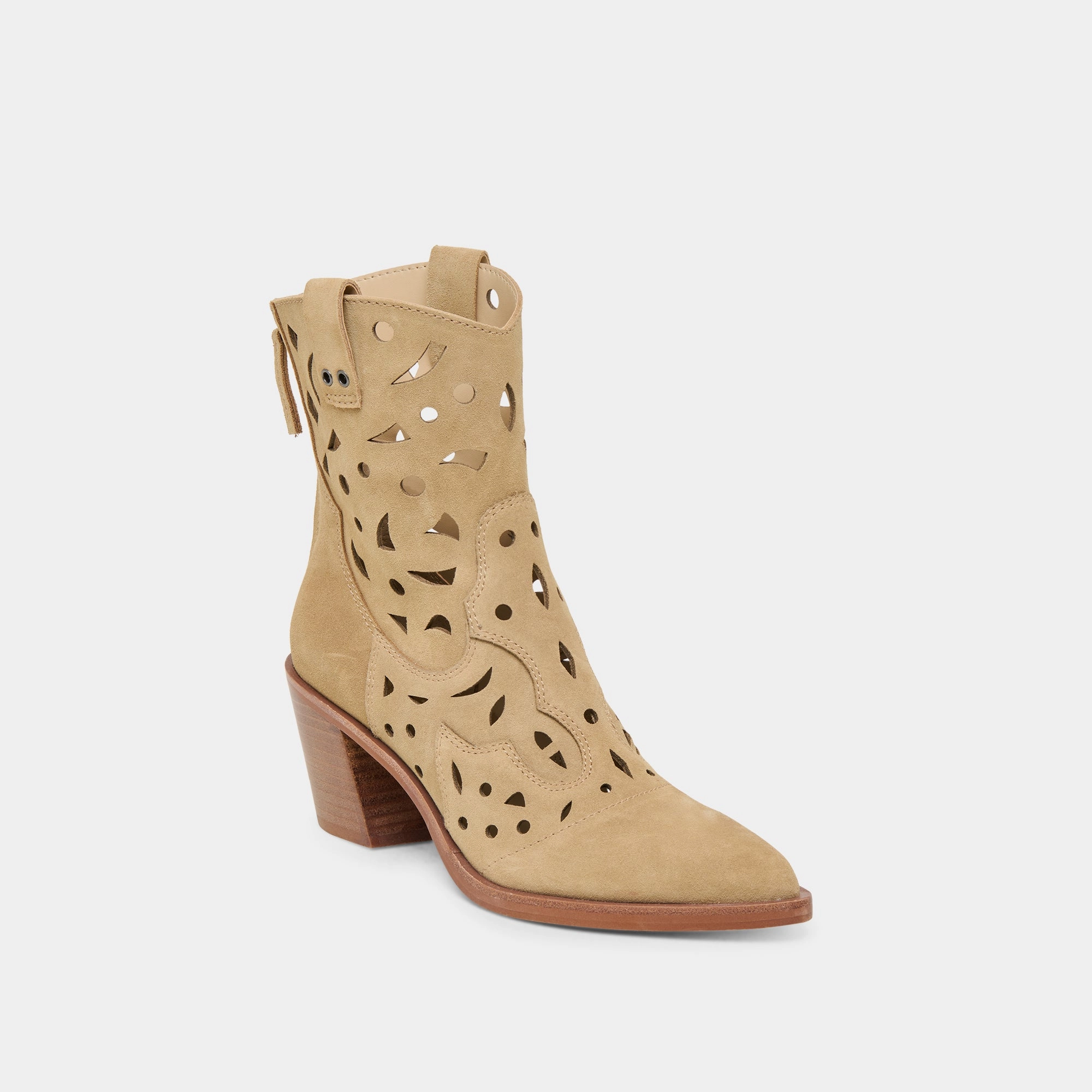 Made For Rhythm Activewear Redefined Zenobi Booties Dk Taupe Suede