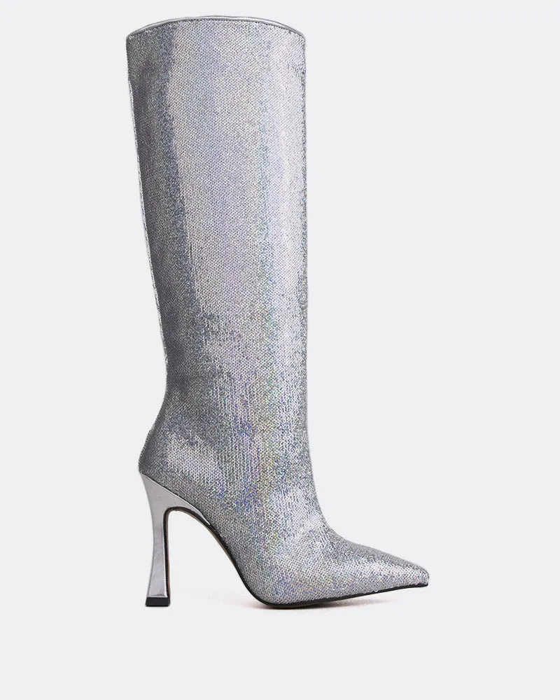 Crafted Evolution Zuri Silver Sequins